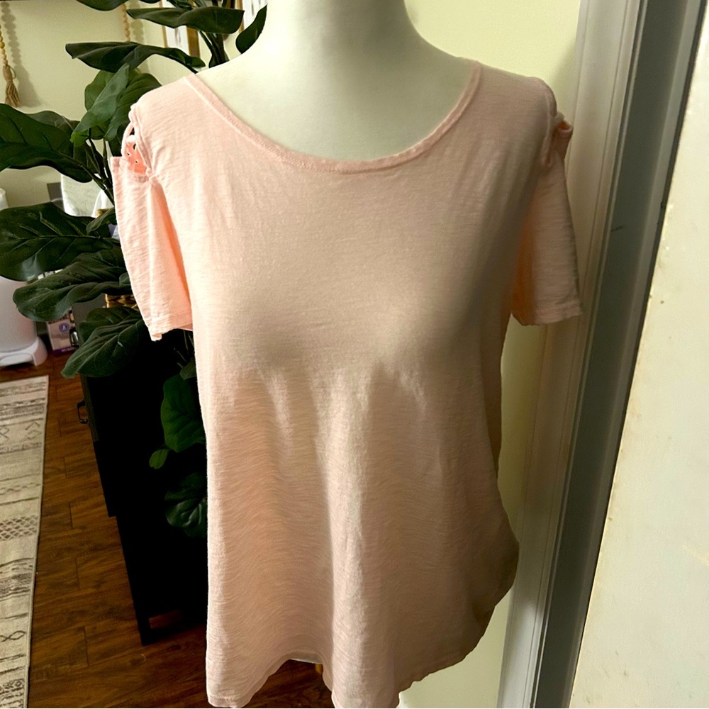 Michael Stars top, light pink size OS fits XS-L